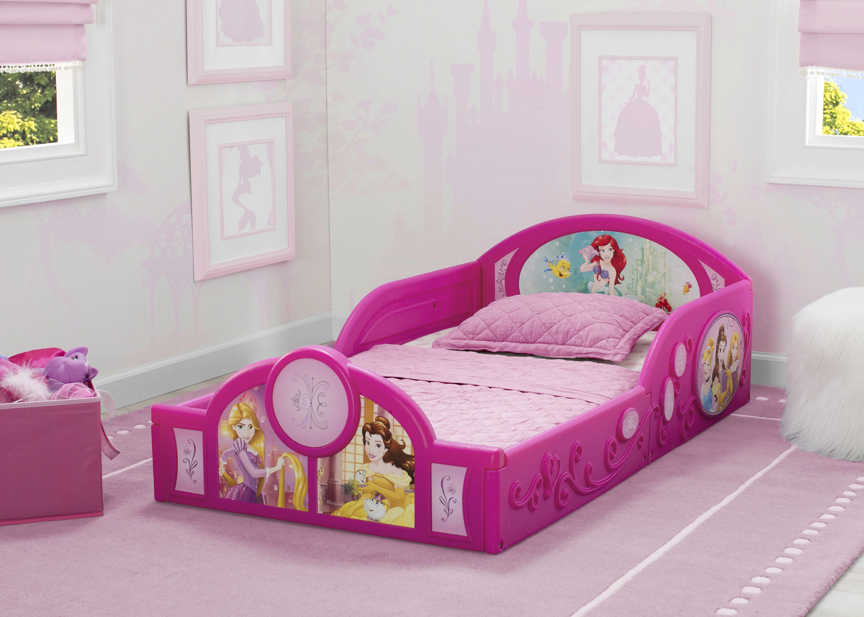 Disney Princess Plastic Sleep and Play Toddler Bed by Delta Children