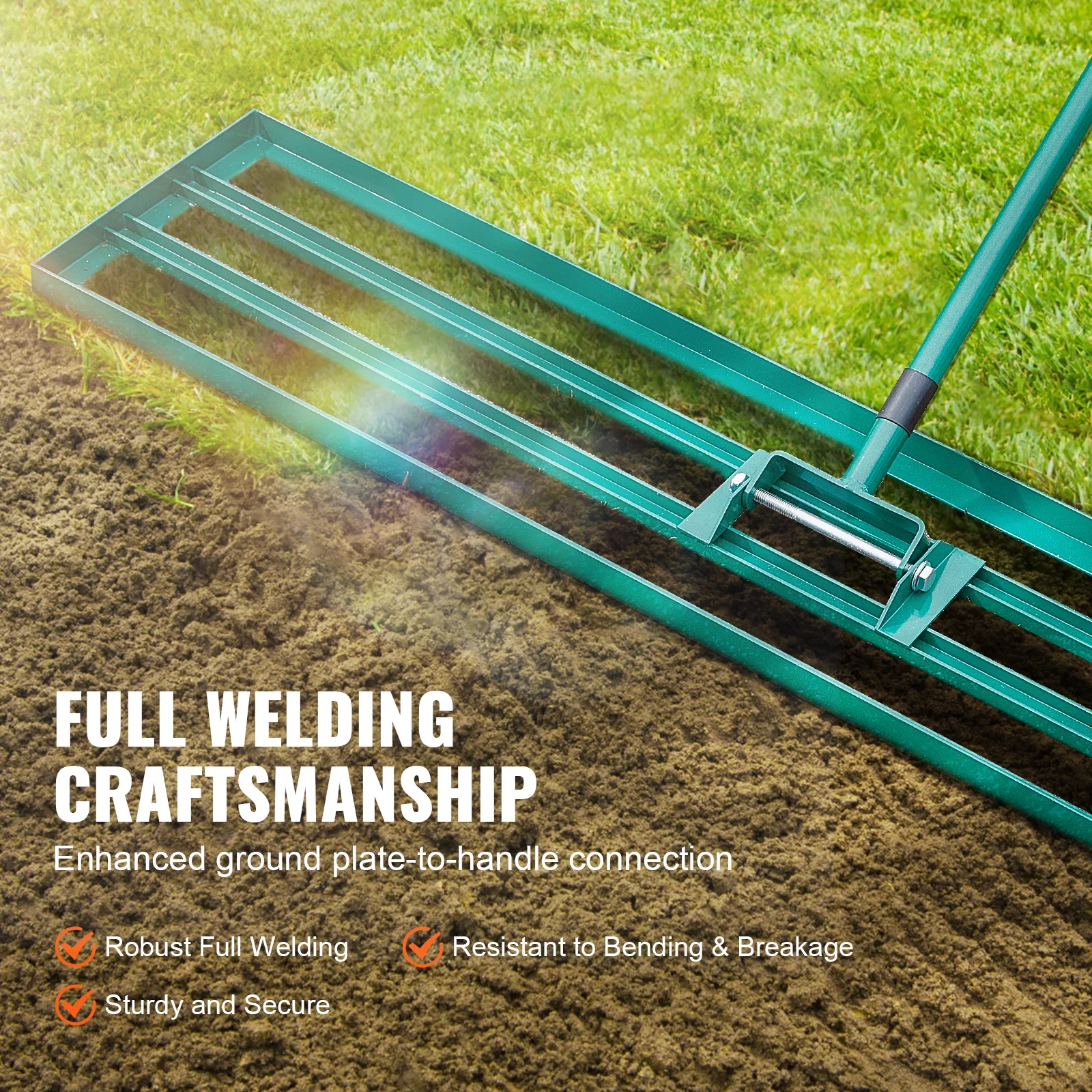 SKYSHALO Lawn Leveling Rake 48