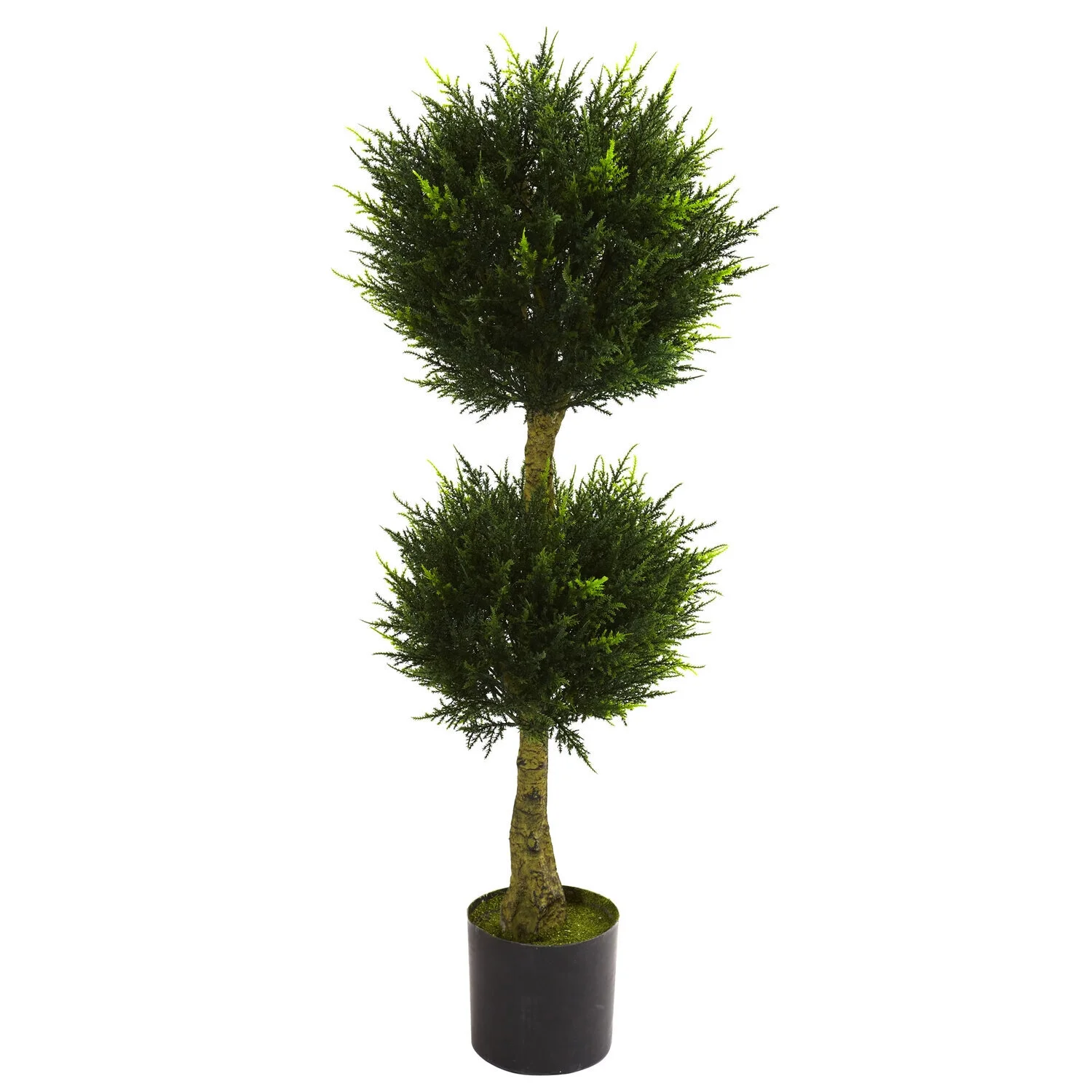 HomeStock 4Ft. Double Ball Asian Aesthetics Topiary Uv Resistant (Indoor/Outdoor)