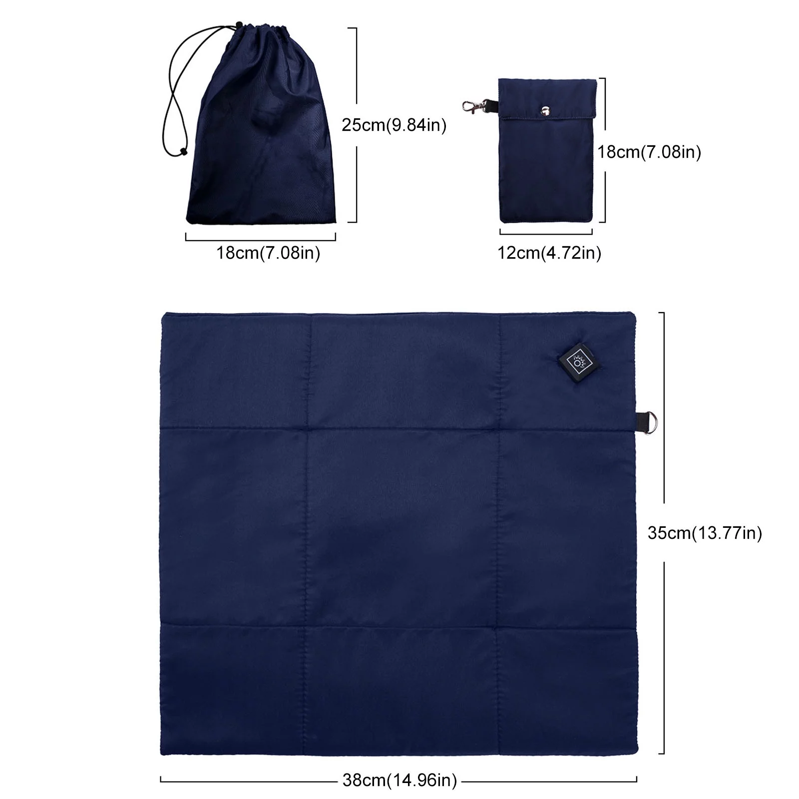 NLLSHGJ Portable Stadium Seat Heated Seat Cushion Extra Wide Heated Stadium Seat Upgraded 3 Speed Heated Cushion