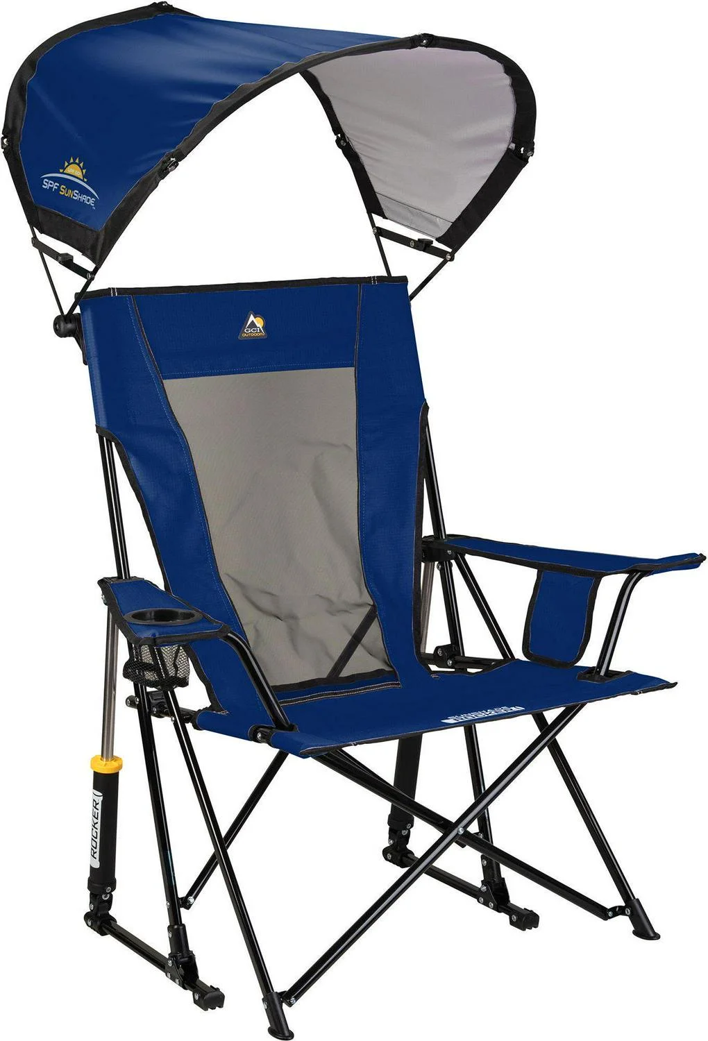 GCI Outdoor SunShade Comfort Pro Rocker Chair Royal/Black