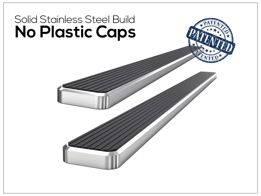 APS iBoard Running Boards 6 inches Compatible with Dodge Ram 1500 1994-2001 Club Cab & Ram 2500 3500 1994-2002 (Exclude 02 Body Style Sold in 01) Stainless Steel (Nerf Bars Side Steps Side Bars)