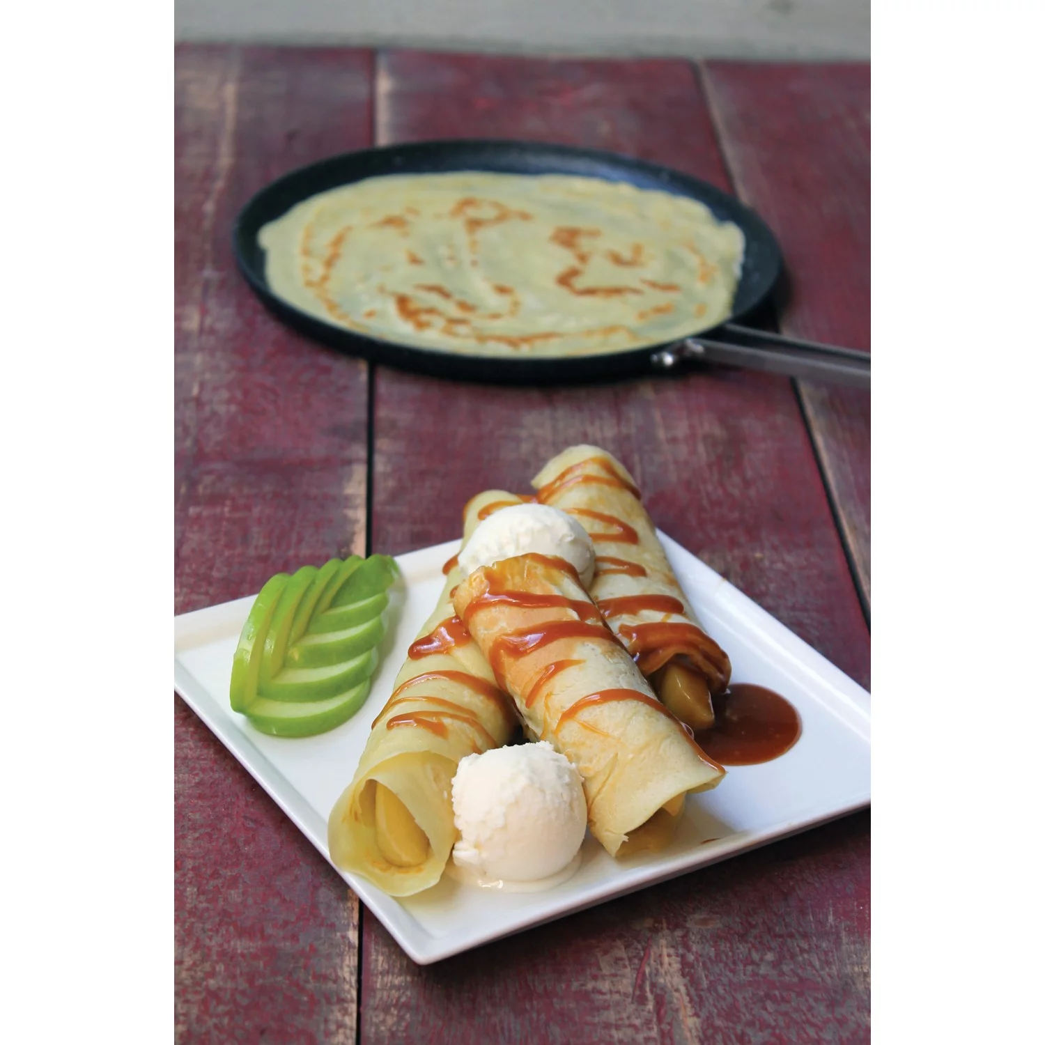 THE ROCK by Starfrit Multi-Pan with Stainless Steel Wire Handle, 10