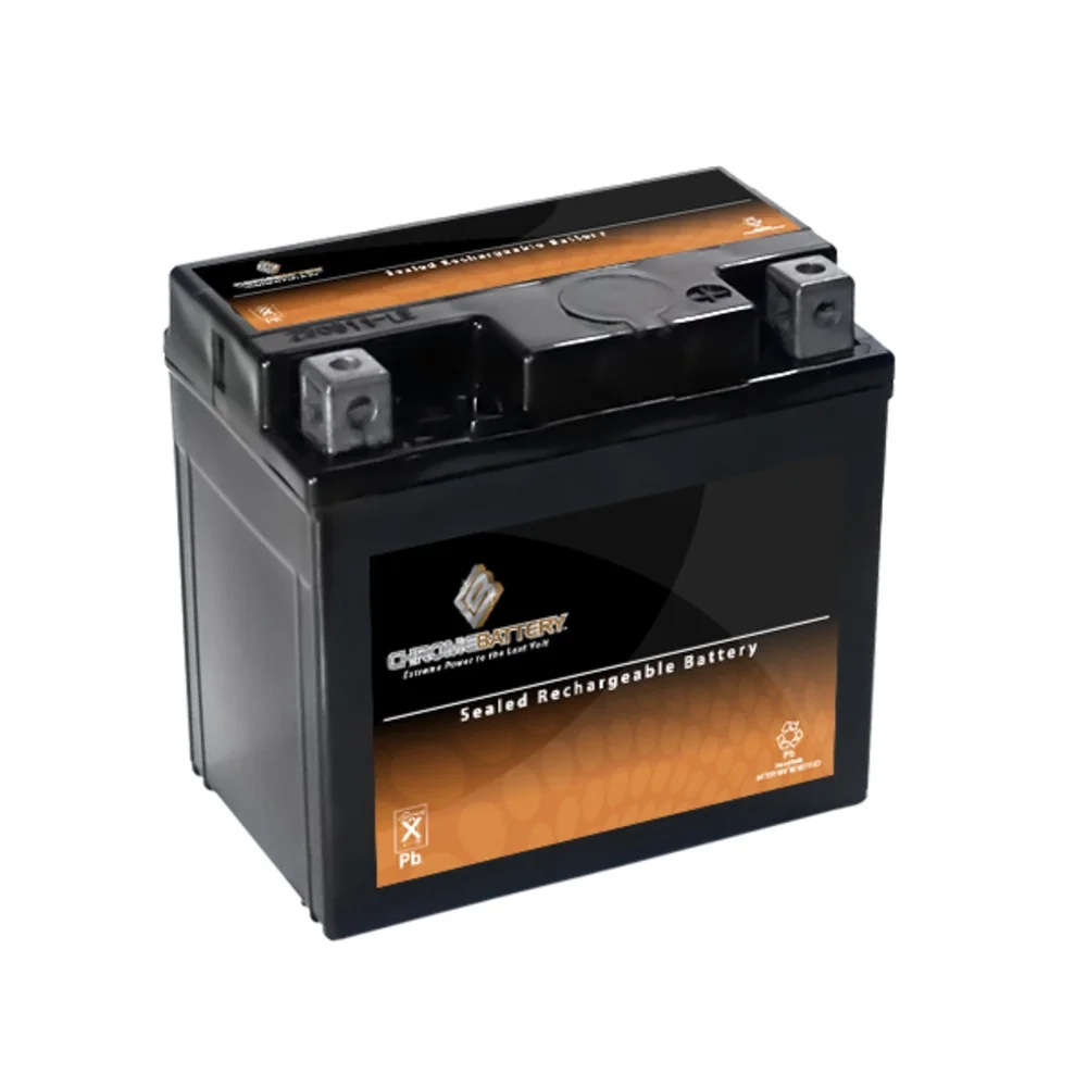 Chrome Battery Ytx5L-Bs Atv Battery for Polaris 90Cc Predator Sportsman Outlaw 2005