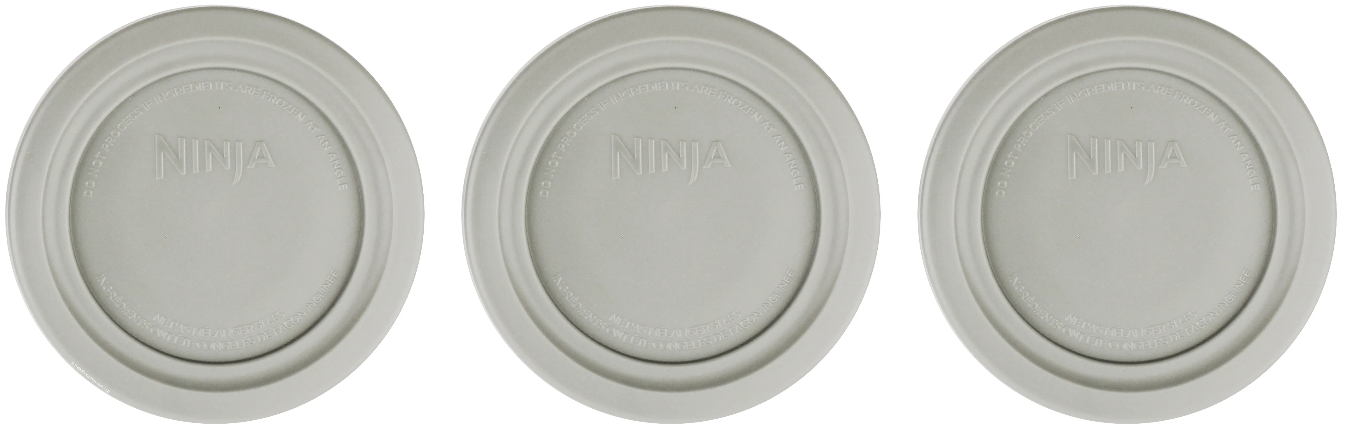 Ninja CREAMi Ice Cream Maker 16oz Pint LIDS ONLY (3-pack)