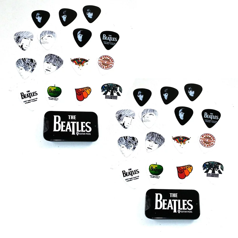 Beatles Guitar Picks Signature Series Logo Planet Waves Pick 2 Tins  30 Picks