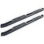 Raptor Series Nerf Bars Side Steps 5in Oval Black Curved for 10-24 Dodge Ram 2500/3500 Crew Cab