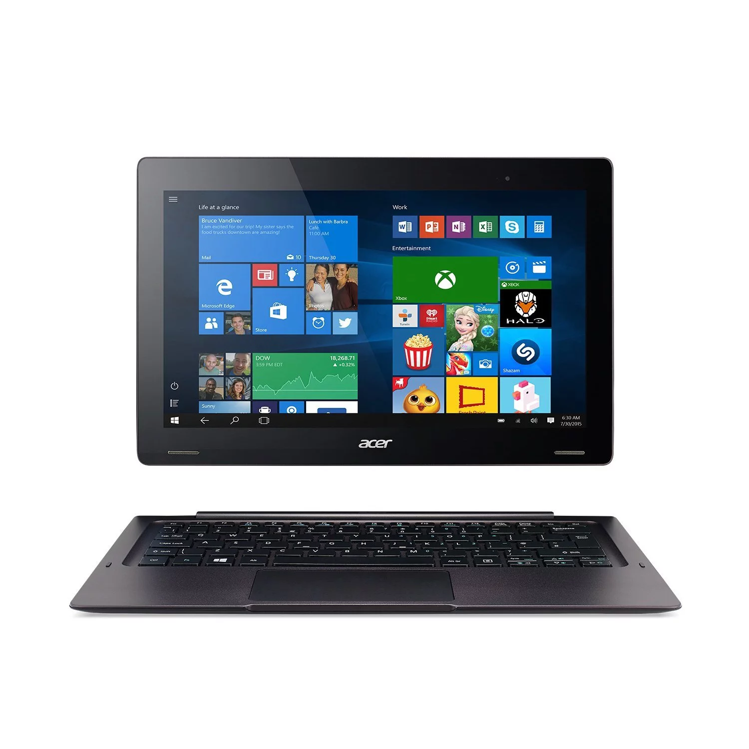 Acer Aspire Switch 12 S 2-in-1 Notebook with Intel M3-6Y30, 4GB 128GB SSD
