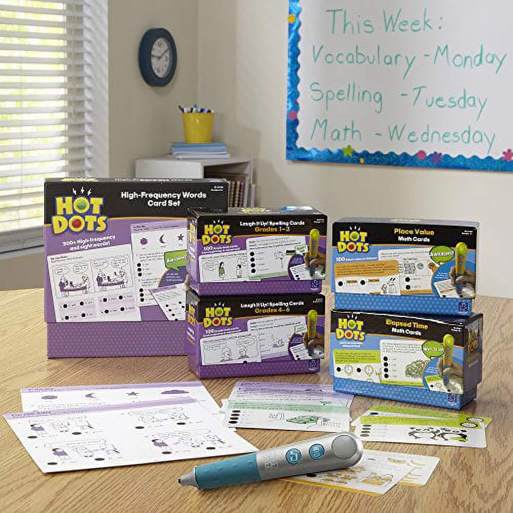 Hot Dots High-Frequency Words Card Set