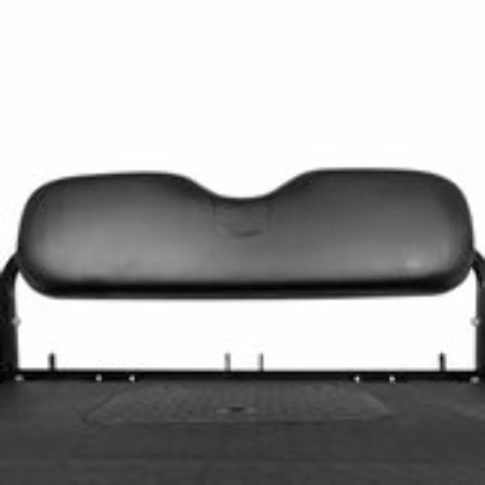 Golf Cart GTW Rear Flip Seat Replacement Cushion Set (fits Club Car EZGO Yamaha) - Black