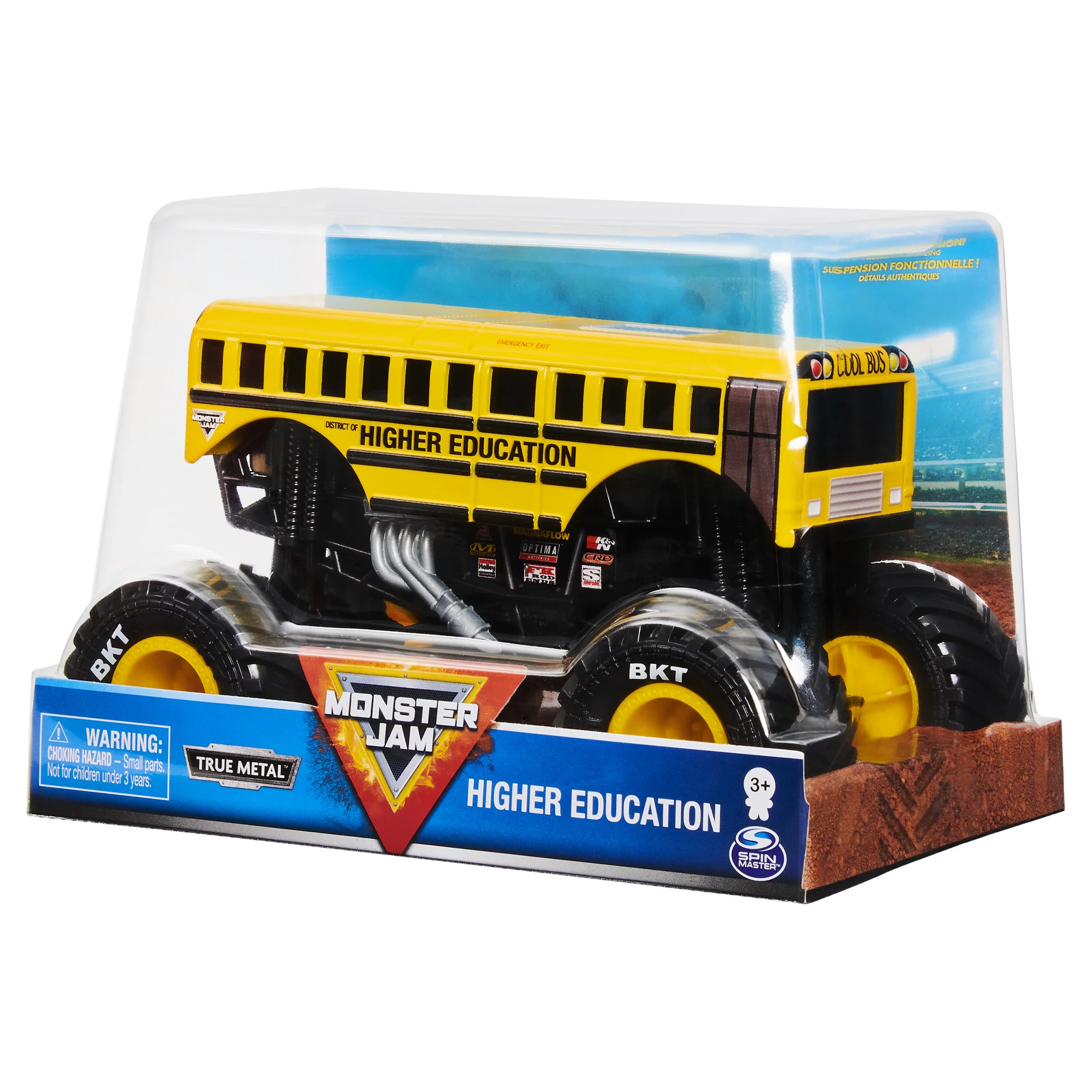 Monster Jam, Official Higher Education Monster Truck, Die-Cast Vehicle, 1:24 Scale