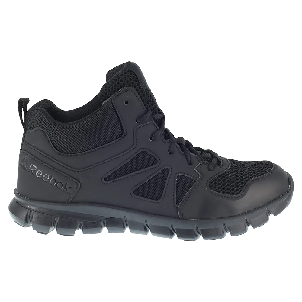 Reebok Work  Mens Sublite Cushion Tactical Mid Soft Toe Eh  Work Safety Shoes Casual