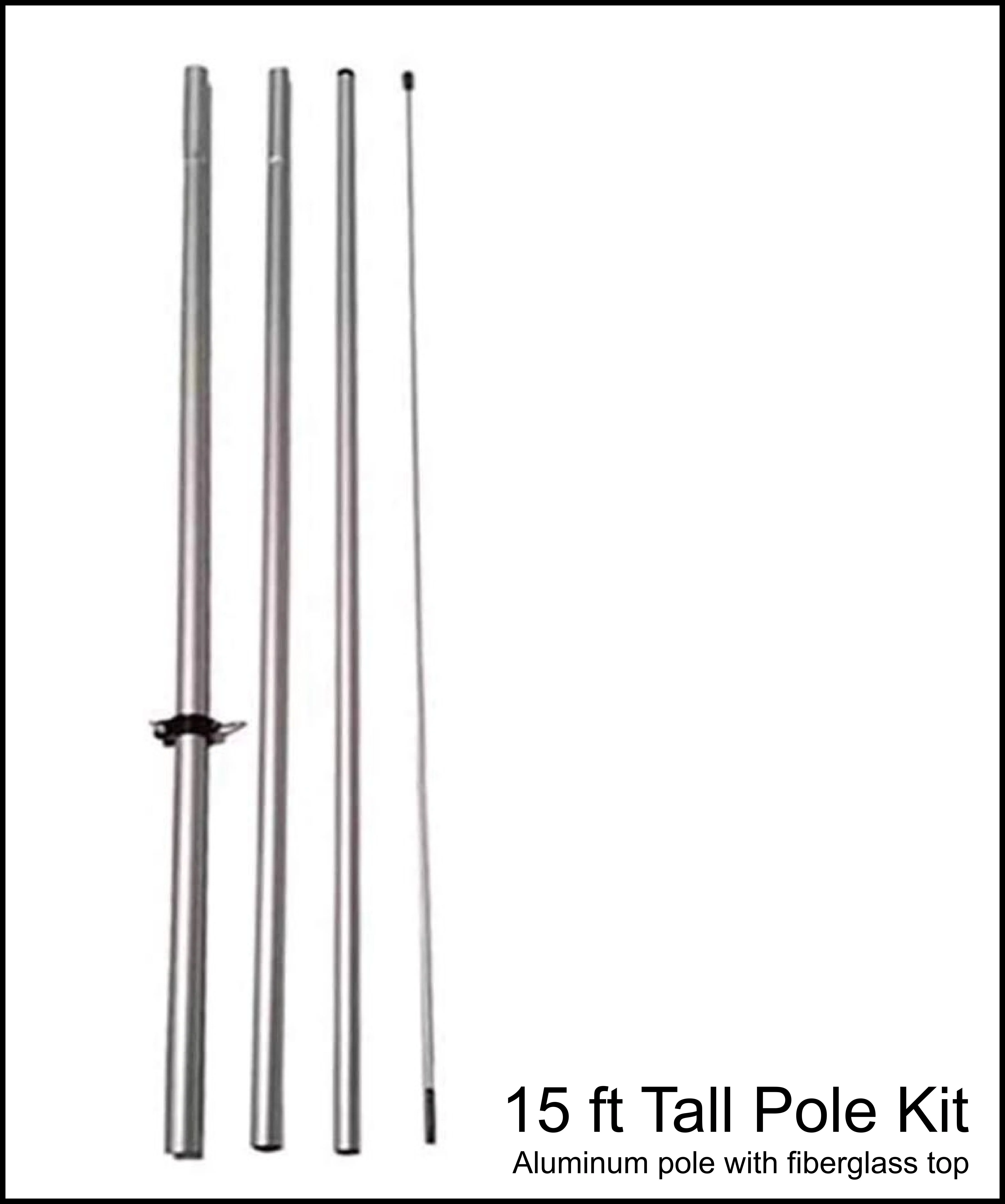 Fresh Pork Rinds Swooper Flag Kit 15 ft Tall - by flagsandsigns