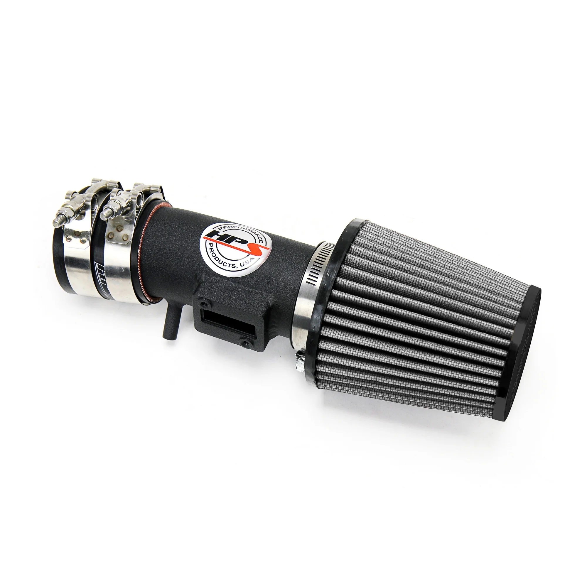 HPS Performance Black Shortram Air Intake Kit Compatible for 2009-2013 Honda Fit 1.5L, 827-102WB