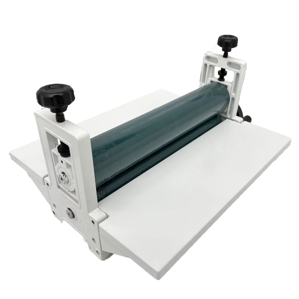 Techtongda 14In Manual All Metal Frame Cold Roll Laminator Mount Laminating Machine