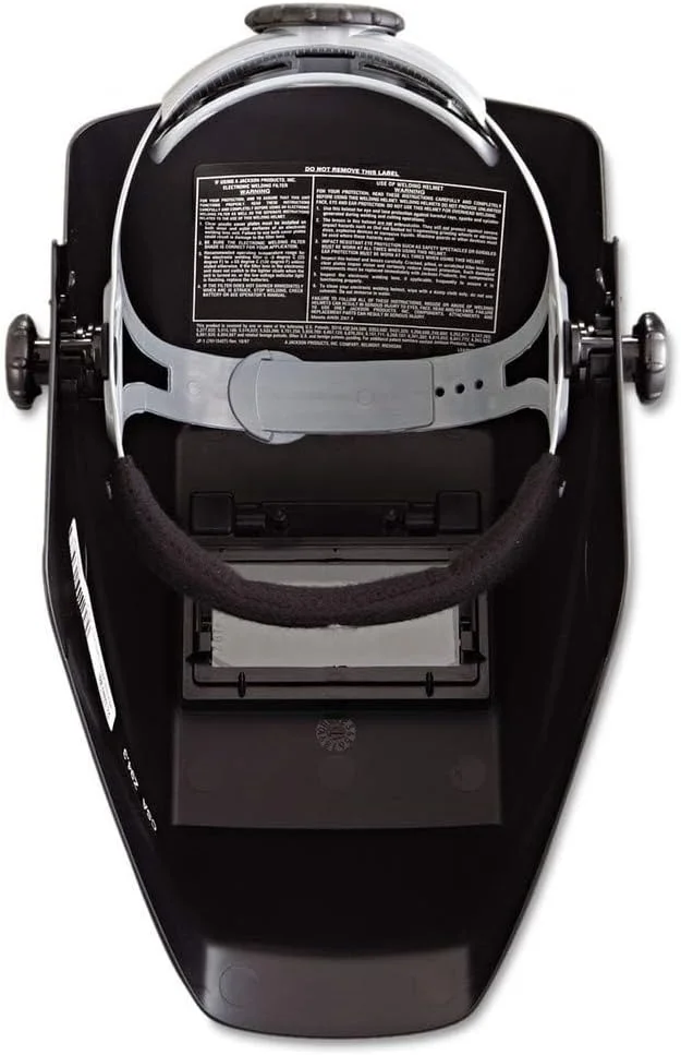 Jackson Welding Helmets, 2 in (W) x 4 1/4 in (L) Window, #10 Shade, Black (138-14982)