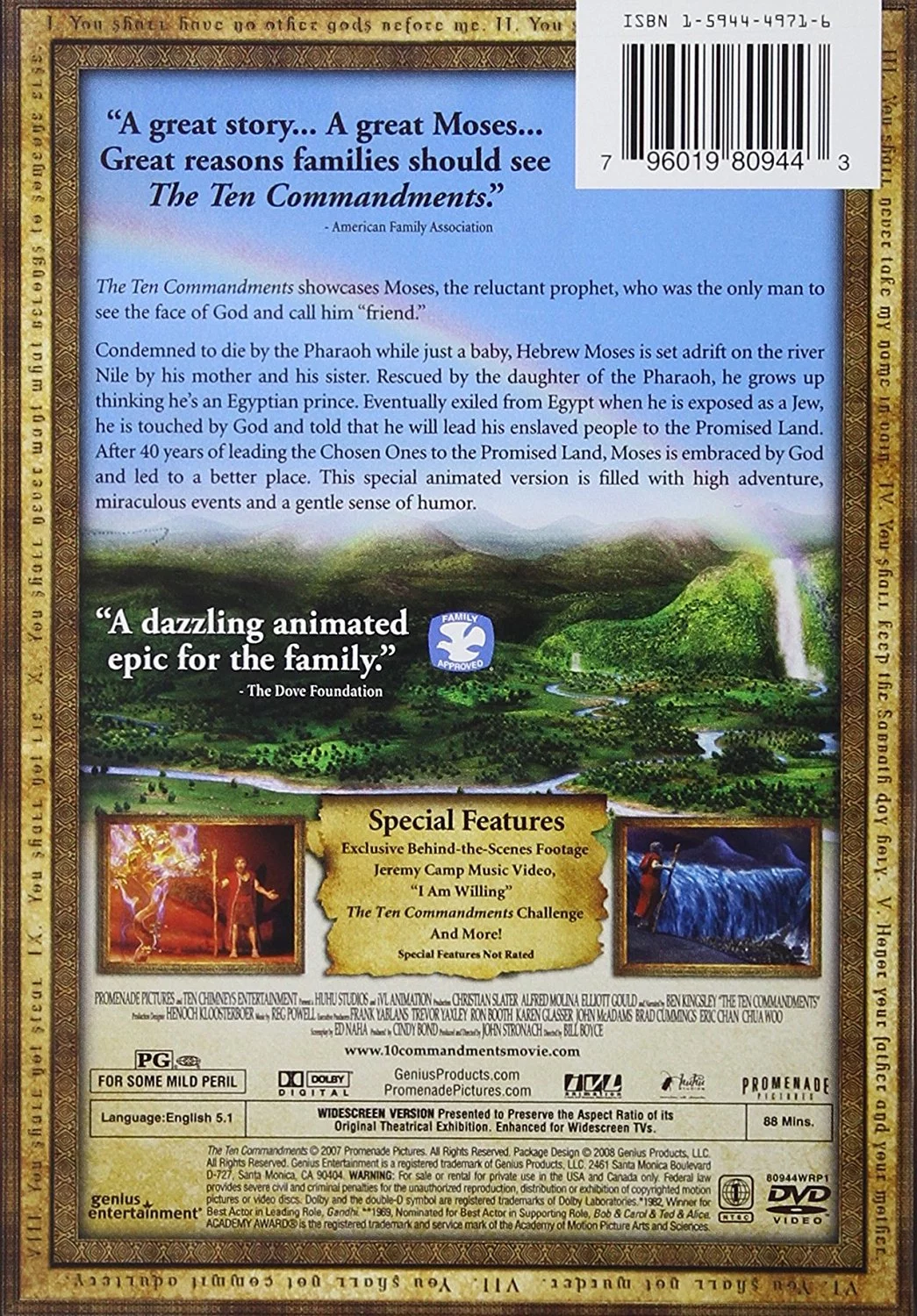 The Ten Commandments (DVD)