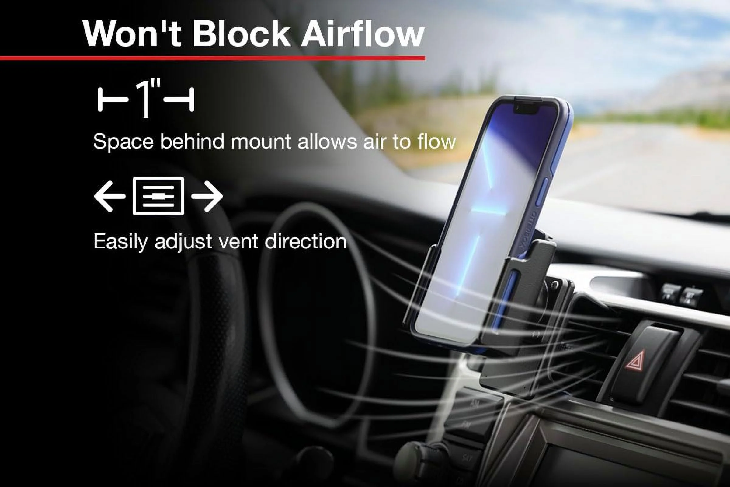 Scosche PC854549 ProClip Center Mount Compatible with 2011-2020 Jeep Grand Cherokee (Mounting Base Only)