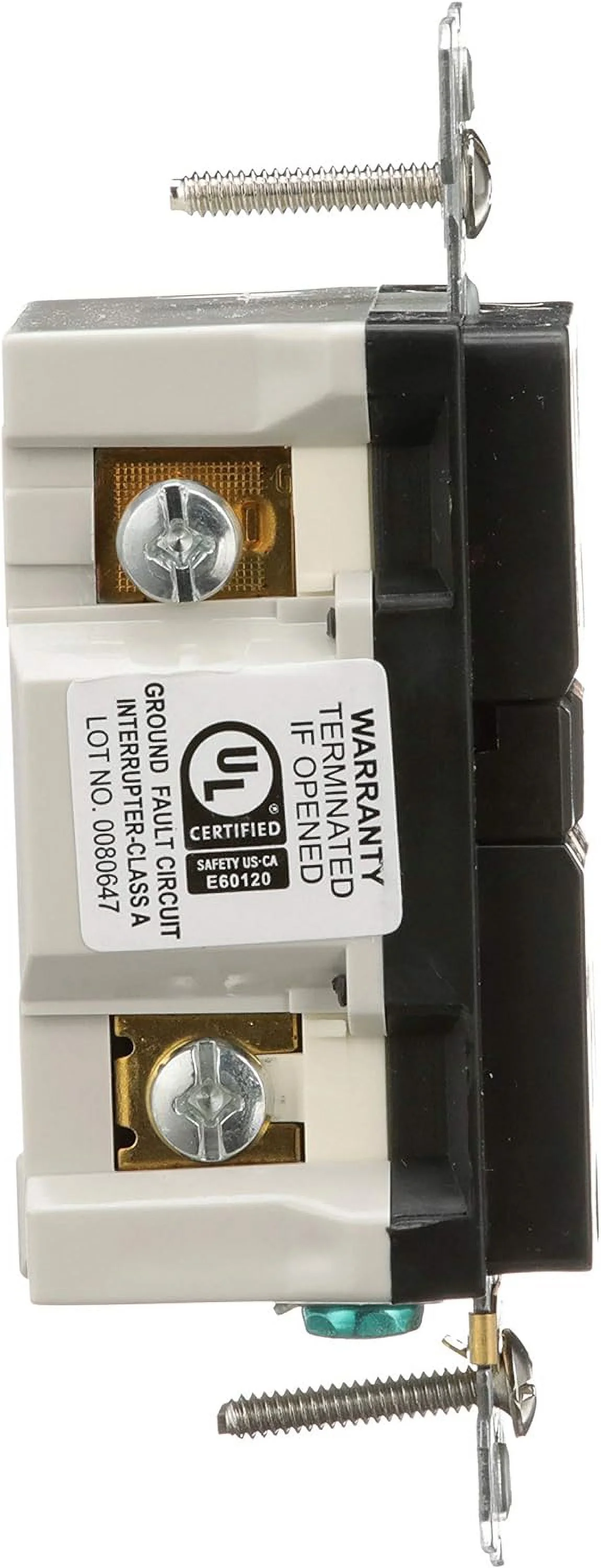 SGF15BK Arrow Duplex Gfci Receptacle, 125 Vac, 15 A, 2 Pole, 3 Wire, Black