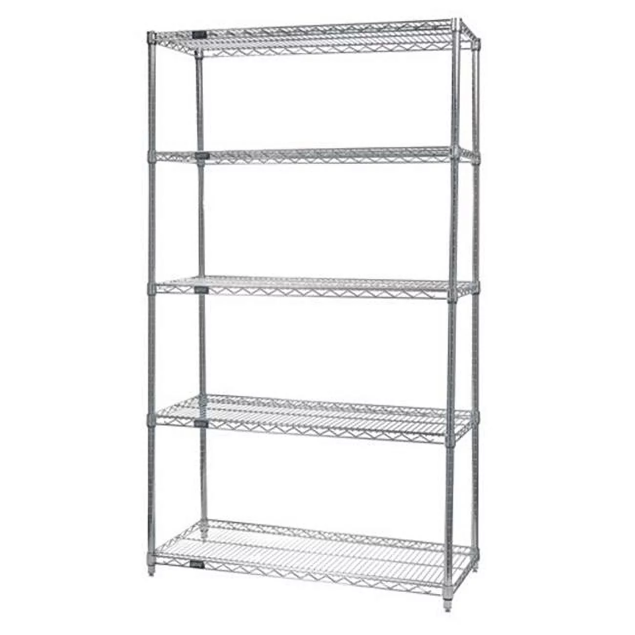 5-Shelf Stainless Steel Wire Shelving Unit, 30 x 60 x 54 in.