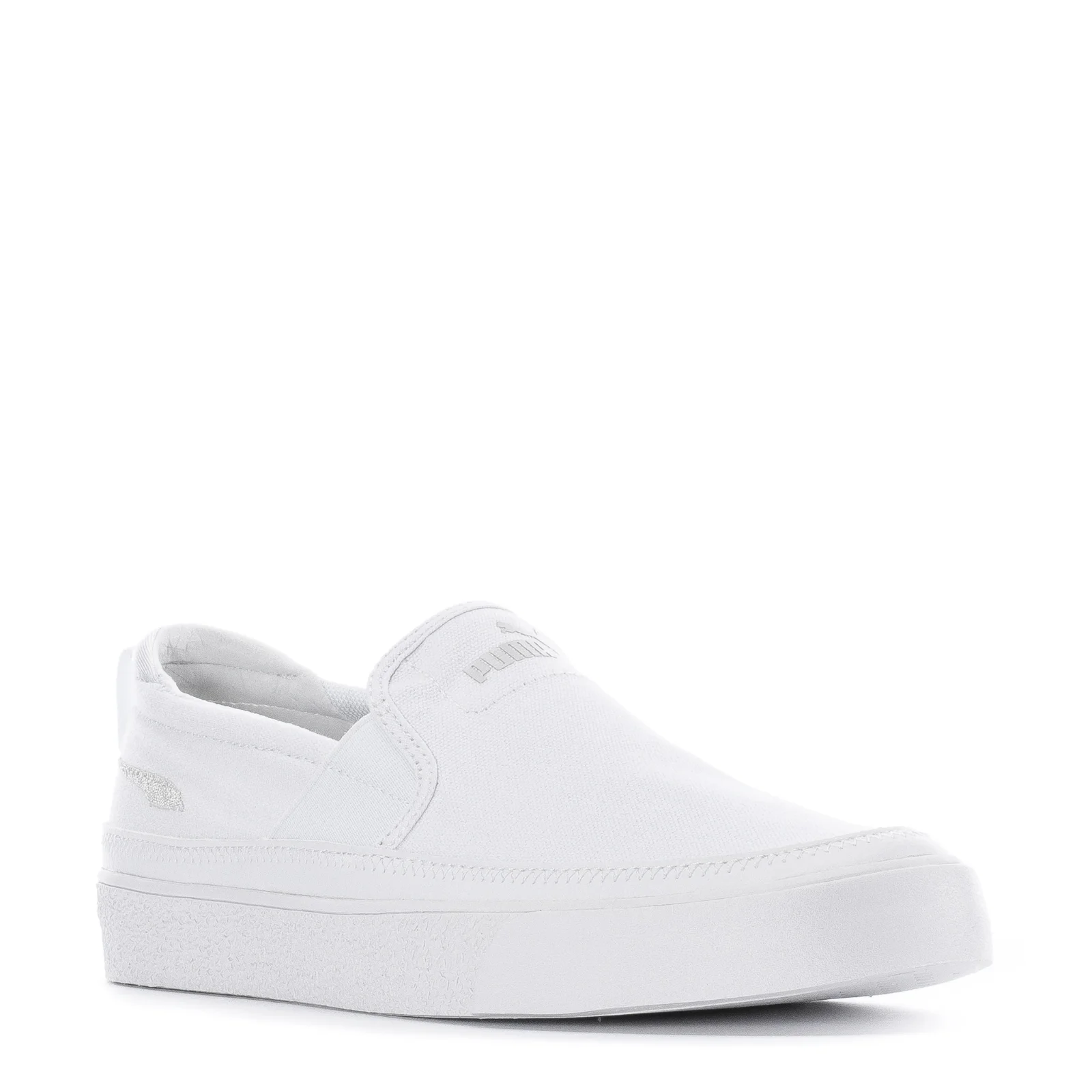 PUMA BARI Z SLIP-ON CANVAS TRAINERS SNEAKERS SPORT MEN SHOES WHITE SIZE 9 NEW