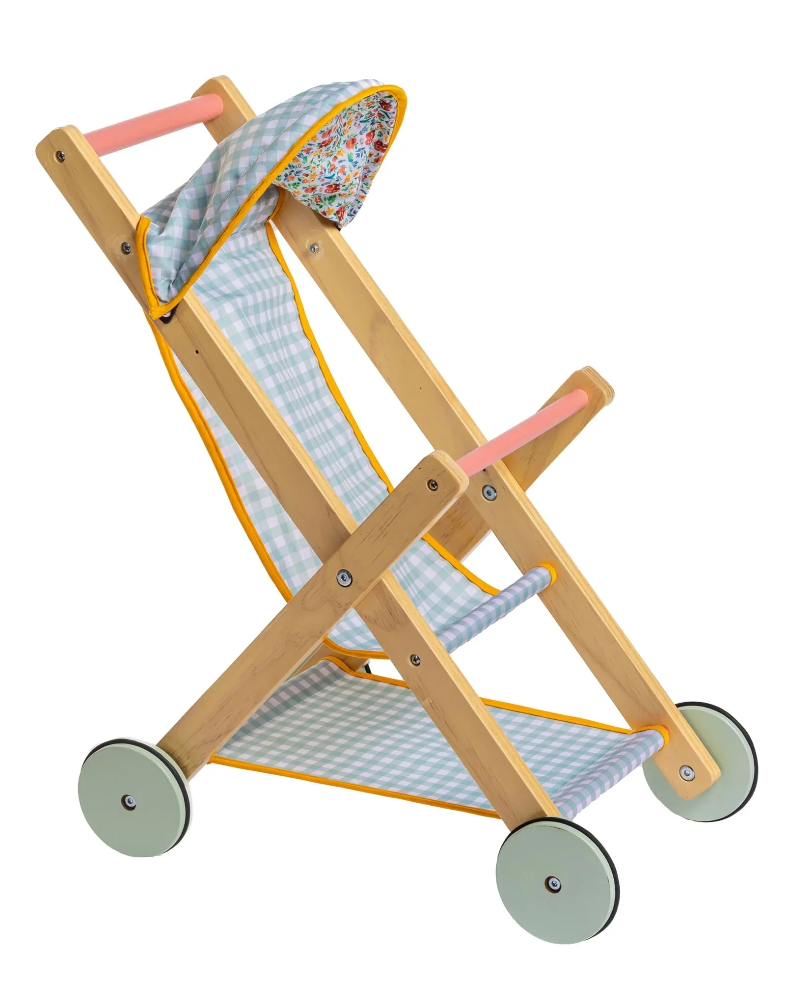 JC Toys - Twiggly Toys - Deluxe Wood Stroller