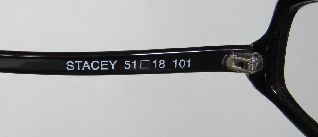 NEW HARRY LARY'S STACEY WOMENS/LADIES DESIGNER FULL-RIM BLACK HOT HANDMADE FROM FRANCE FRAME DEMO LENSES 51-18-0 EYEGLASSES/SPECTACLES