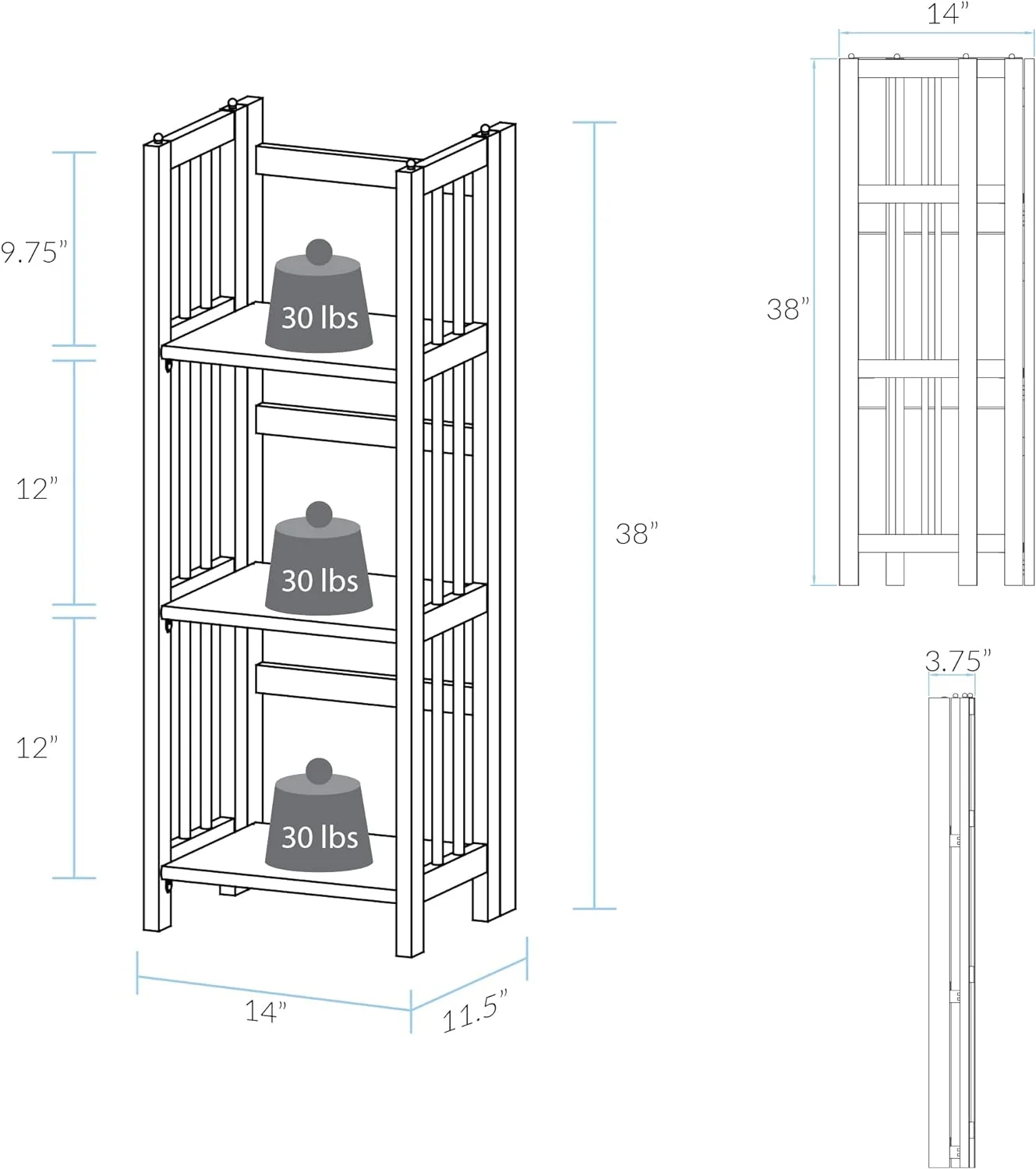 Folding Bookcase (14