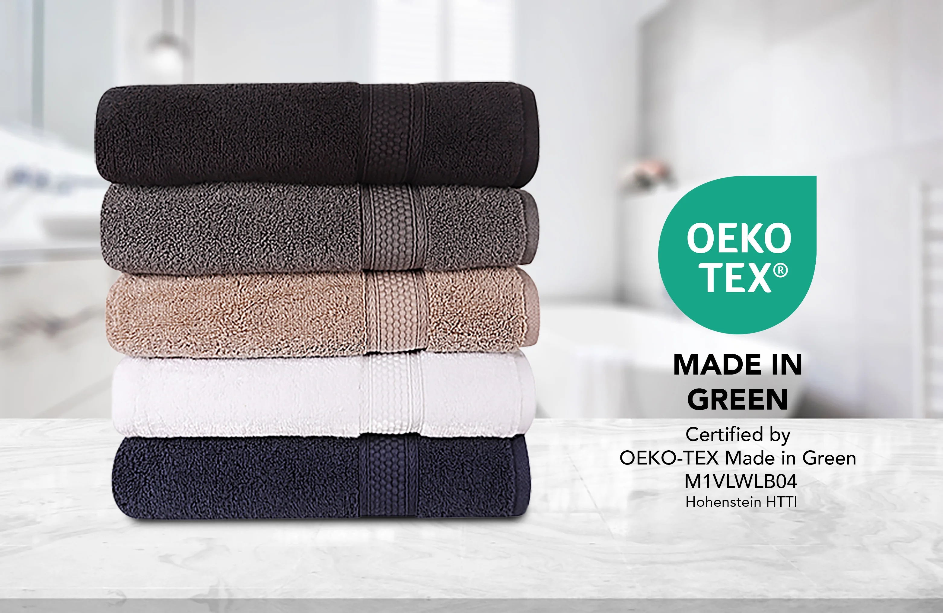 A1HC 100% Cotton 4 Pack Wash Cloth 13