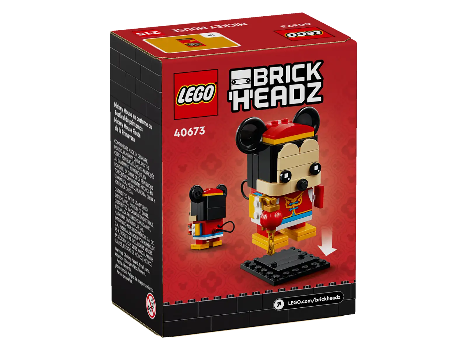 LEGO BrickHeadz Disney Spring Festival Mickey Mouse 40673