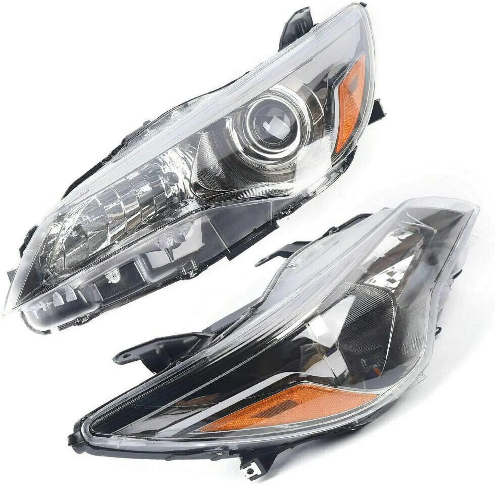 DENEST Halogen Headlight Fits for 2015-2017 headlight assembly Toyota Camry 81110-06C70 Headlight Assembly Front Left Right Headlight (Driver+Passenger Side)