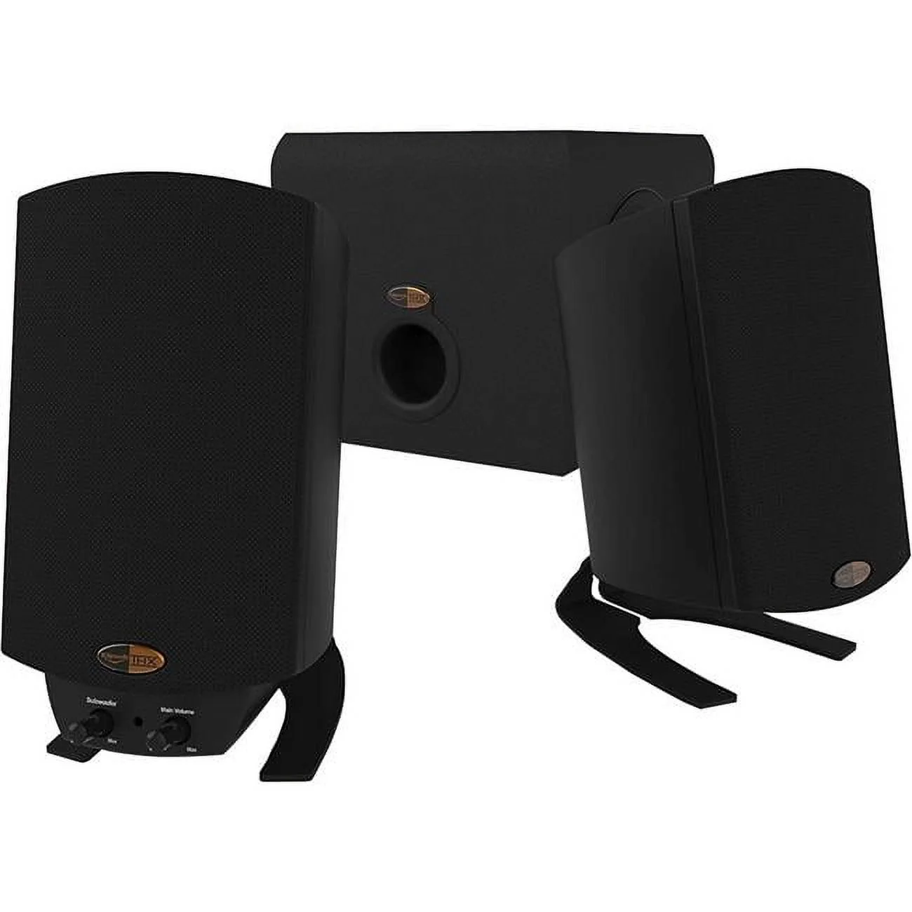 Klipsch ProMedia 2.1 THX Certified Computer Speaker System - 35 Hz to 22 kHz, Black