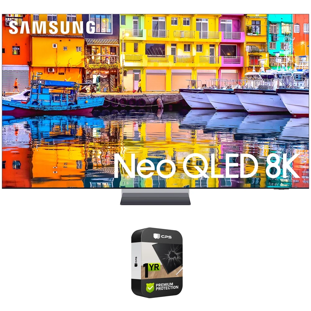 Samsung QN85QN900D 85 Inch Neo QLED 8K Smart TV (2024) Bundle with 1 YR CPS Enhanced Protection Pack