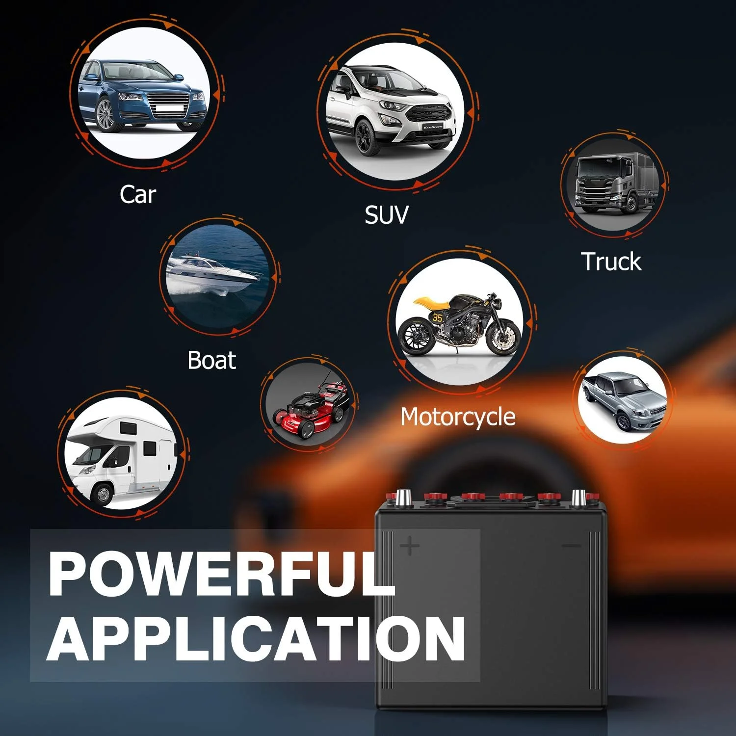 ANCEL BST200 12V Car Battery Load Tester and ANCEL AD310 Classic Enhanced Universal OBD II Scanner Car Engine Fault Code Reader