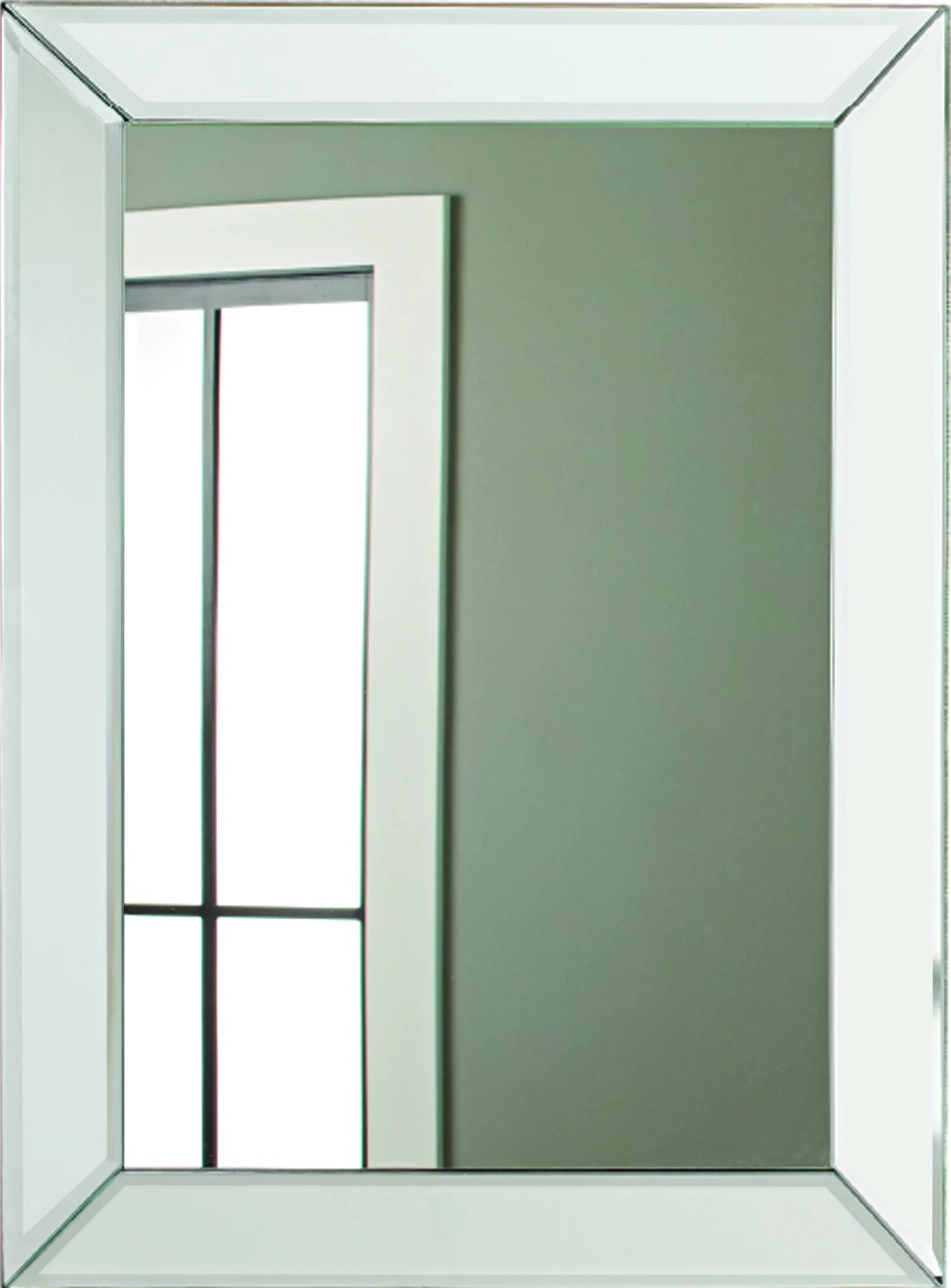 Better Homes and Gardens 19x26 Beveled Mirror on Mirror