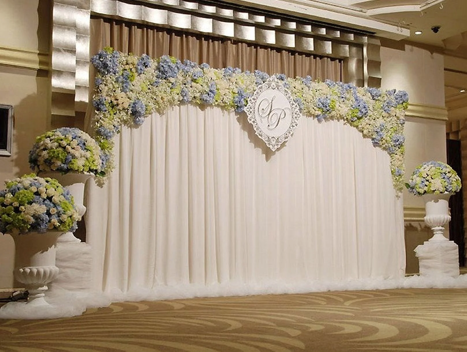 Efavormart 10ft X10ft Heavy Duty Pipe and Drape Kit Wedding Photography Backdrop Stand