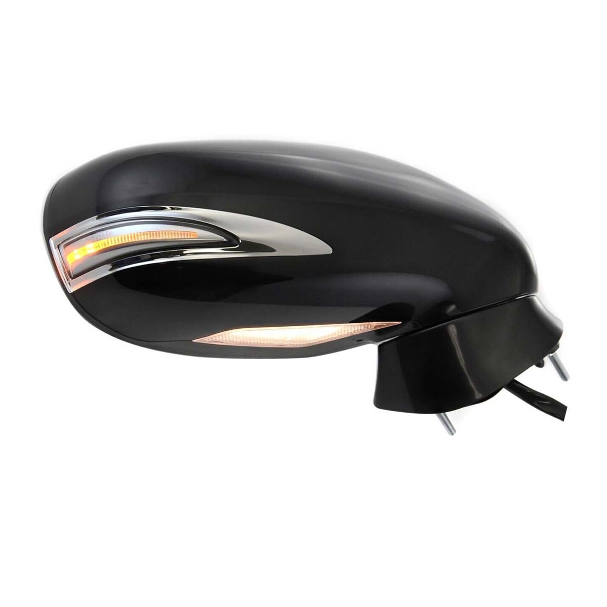 AutoShack Passenger Side Mirror Power Manual Folding Heated Smooth Replacement for 2009 2010 2011 2012 2013 Lexus IS250 2.5L V6 AWD RWD KAPLX1321111