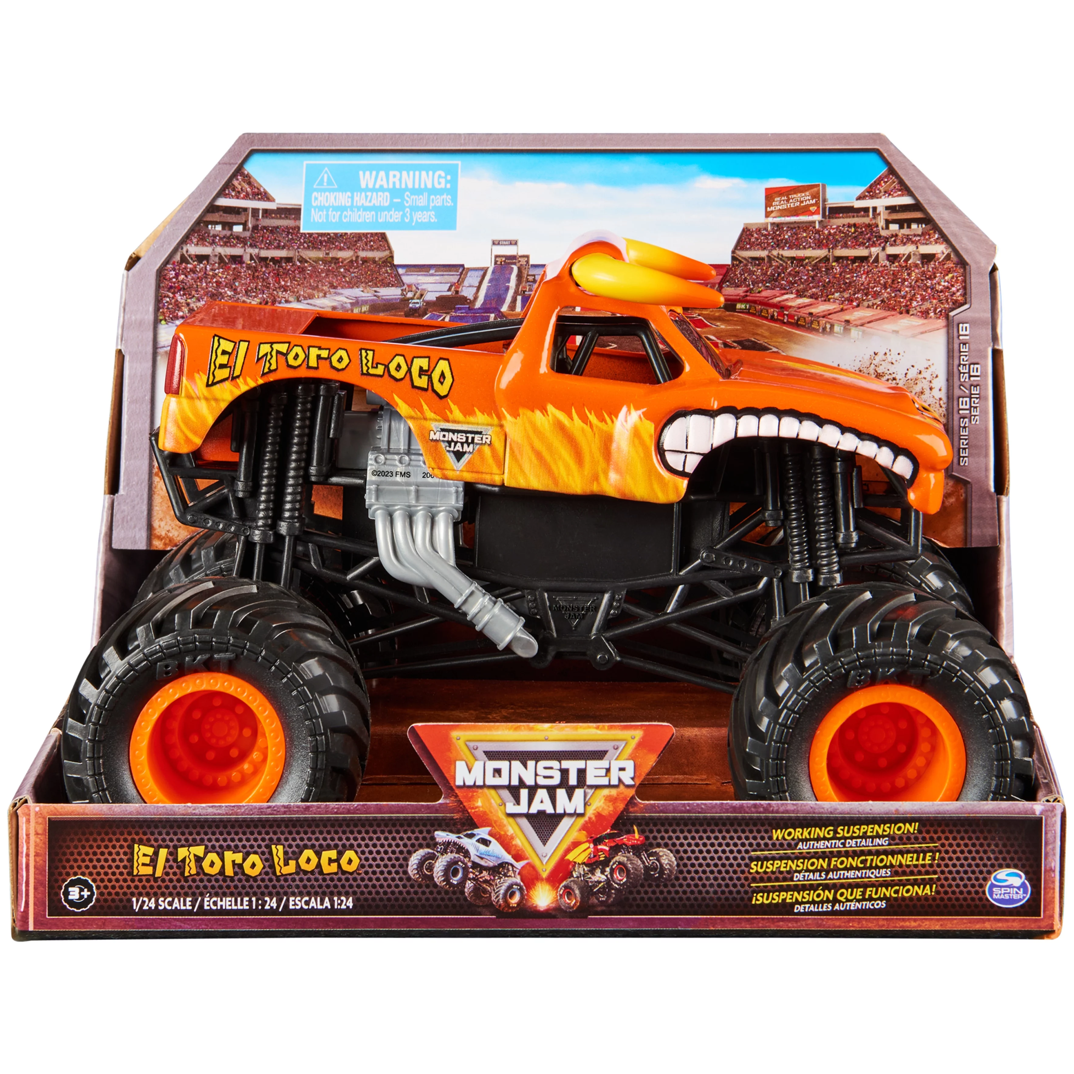 Monster Jam, El Toro Loco 1:24 Scale Die-Cast Monster Truck