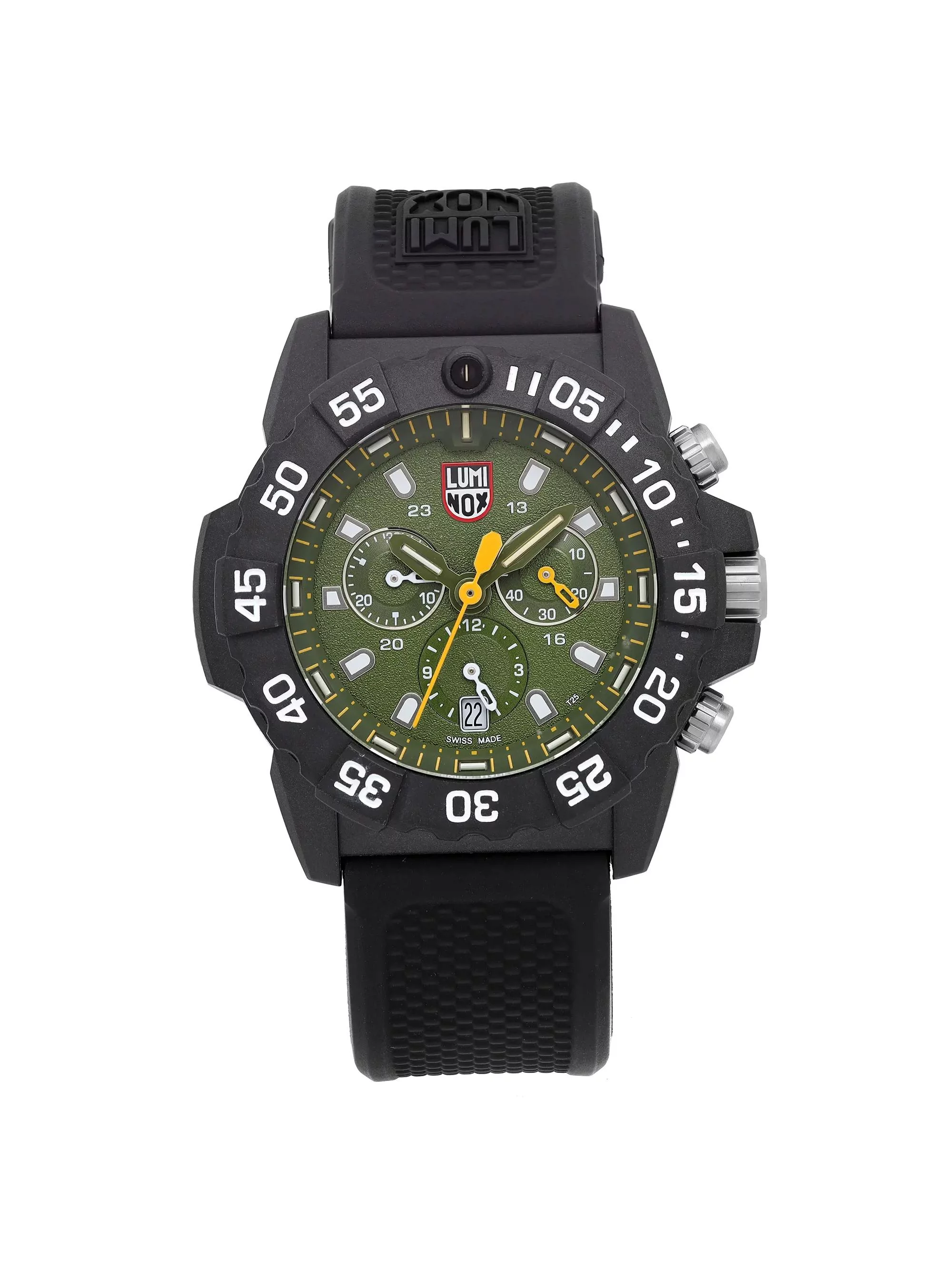 Luminox Navy Seal Chronograph Carbon 45mm Green Dial Mens Quartz Watch XS.3597