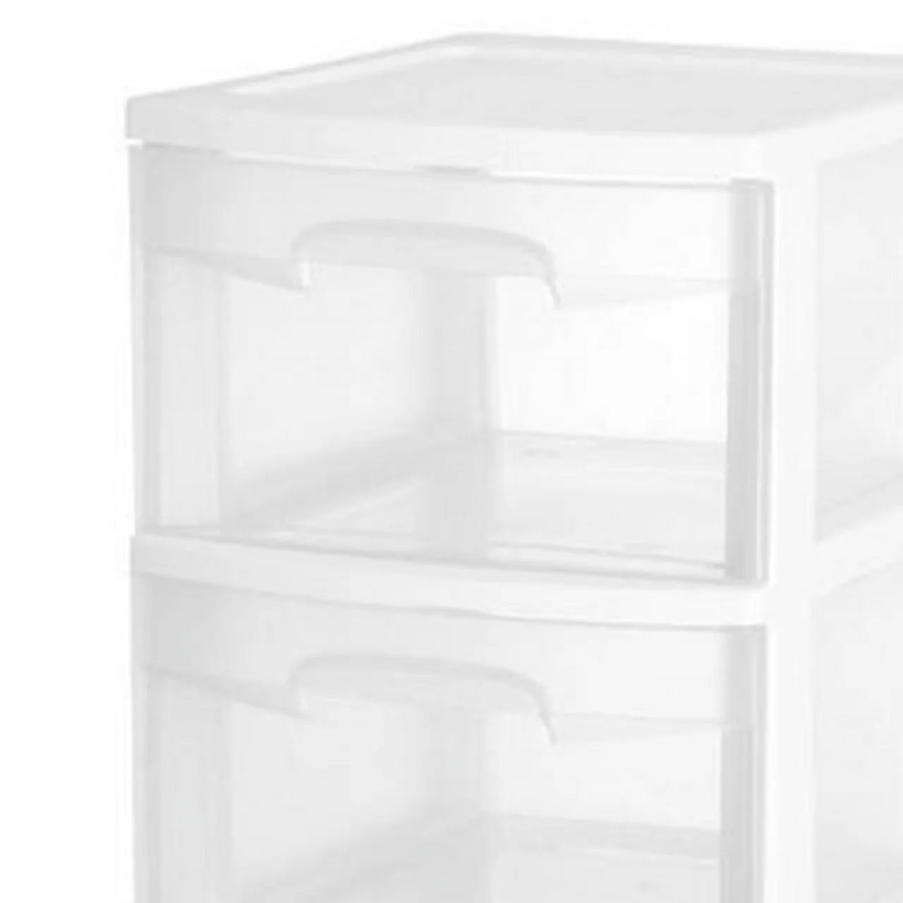 Sterilite Ultra 3 Drawer Plastic Rolling Storage Container (2-Pack)