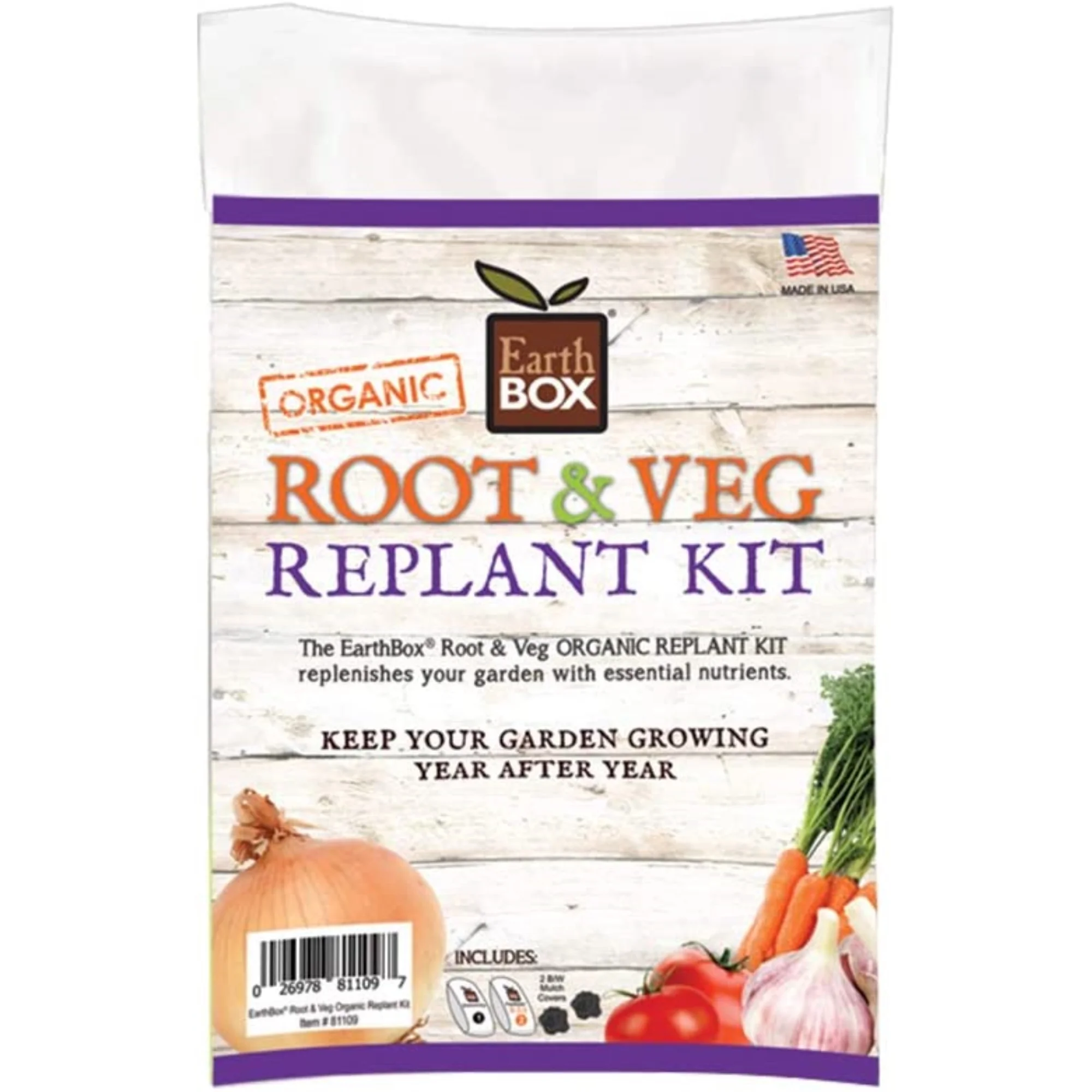 EarthBox® (#81109) Organic Root & Veg Garden Replant Kit