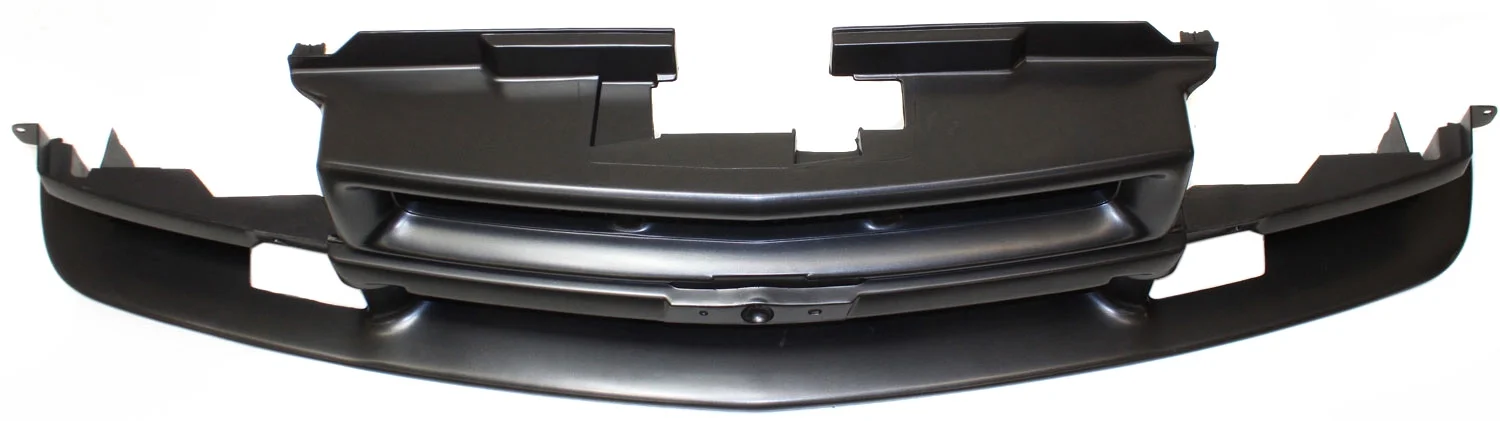 Grille Assembly Compatible with 1998-2004 Chevrolet S10 1998-2005 Blazer Black Shell and Insert