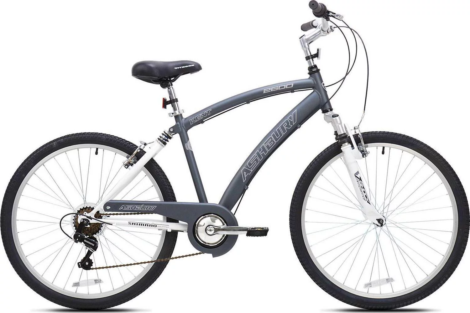 Kent 26 in. Ashbury Dual Suspension Bicycle, 7 Speed, Alloy Frame