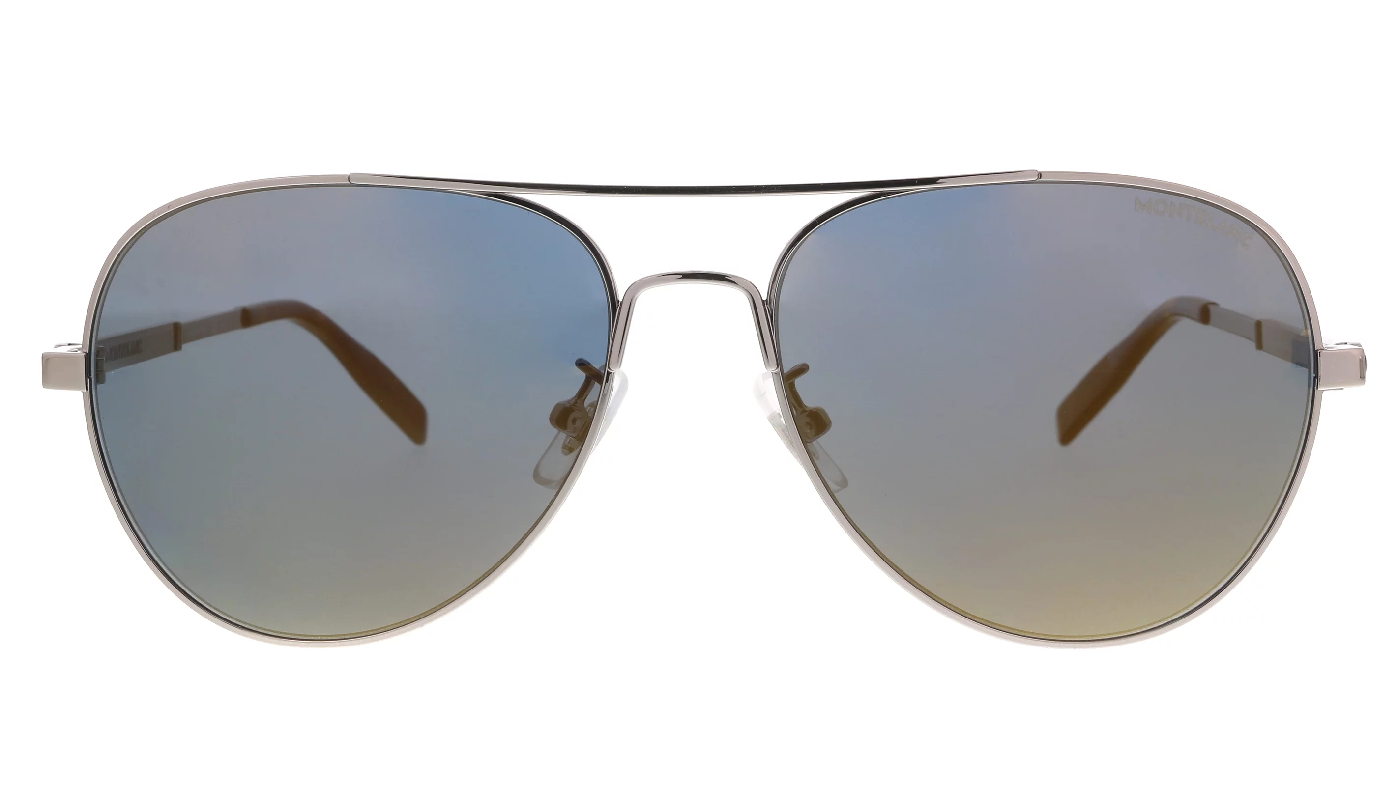 Montblanc Gold Pilot Men's Sunglasses MB0027S 004 58