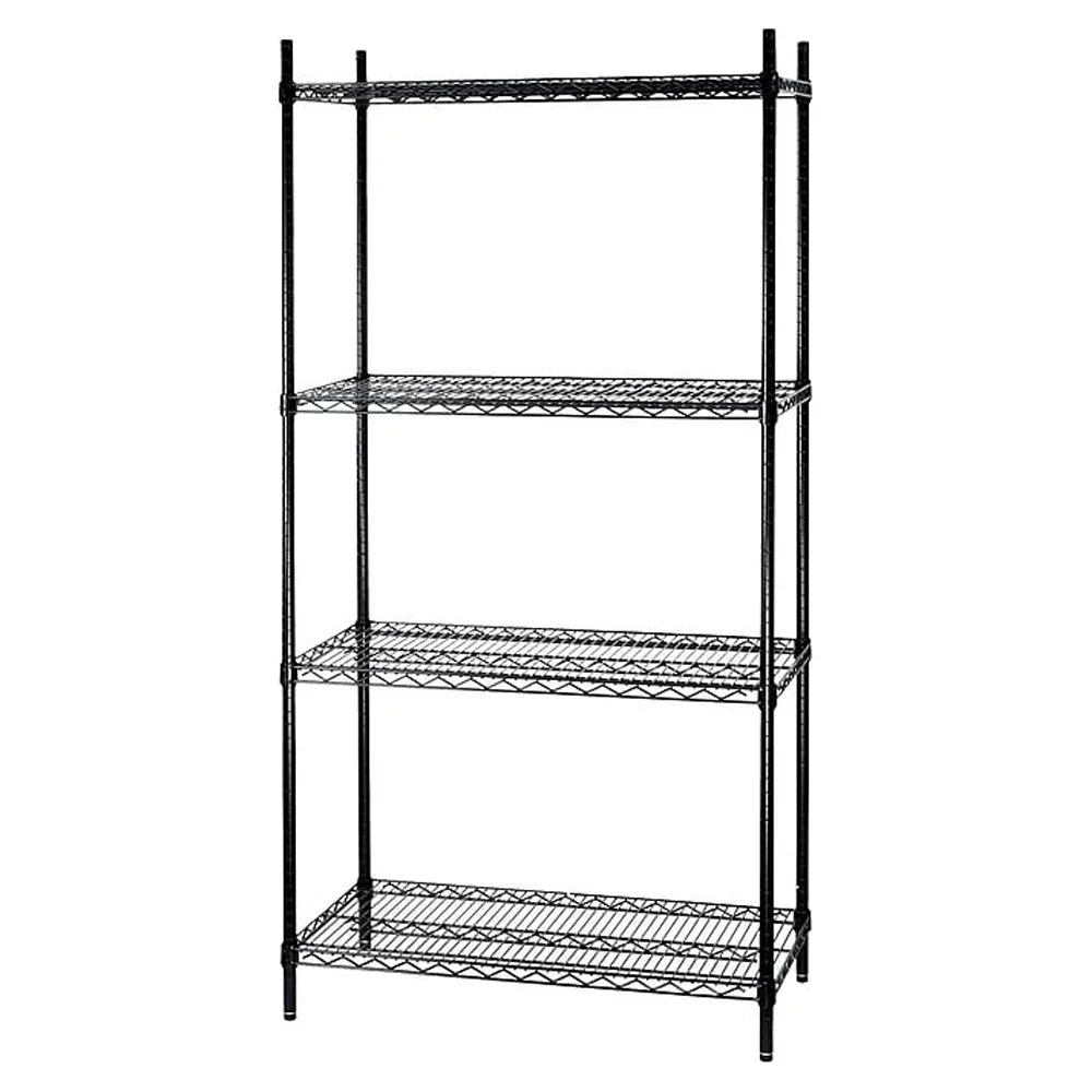 Staples 4-Shelf Wire Shelving Storage Unit (72