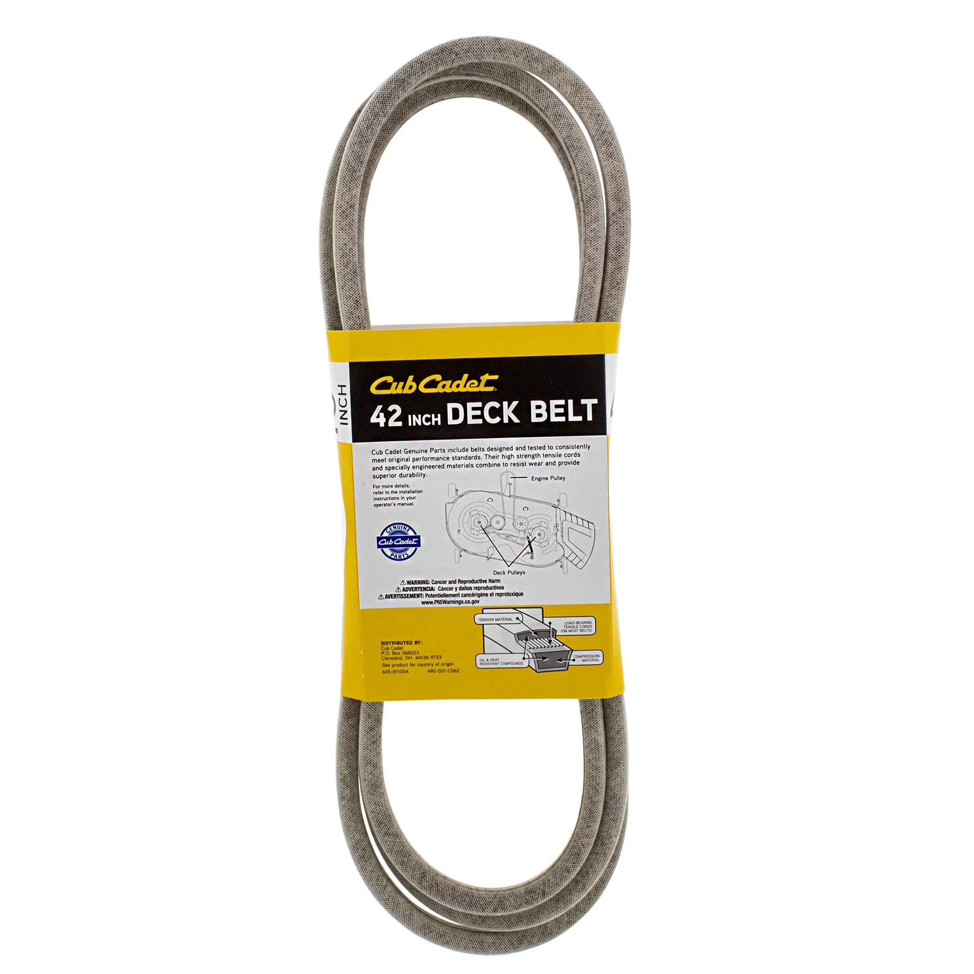 Cub Cadet Drive Belt for Select 42