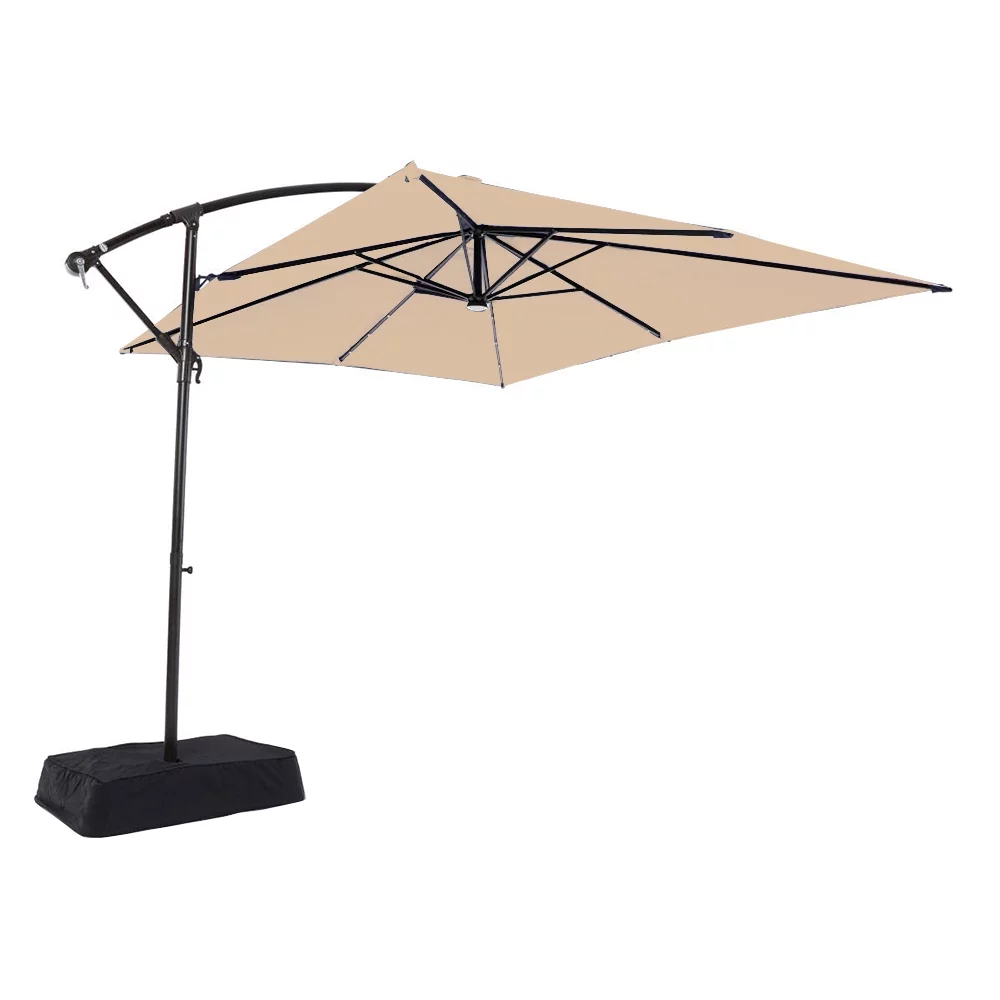 Garden Winds Replacement Canopy Top Cover Compatible with The Real Living Solar 8 x 11 Offset Umbrella - Riplock 350
