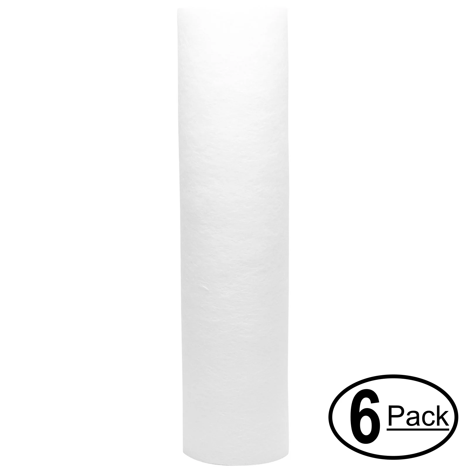 6-Pack Replacement for MaxWater 102086 Polypropylene Sediment Filter - Universal 10-inch 5-Micron Cartridge for MaxWater 2 stage10