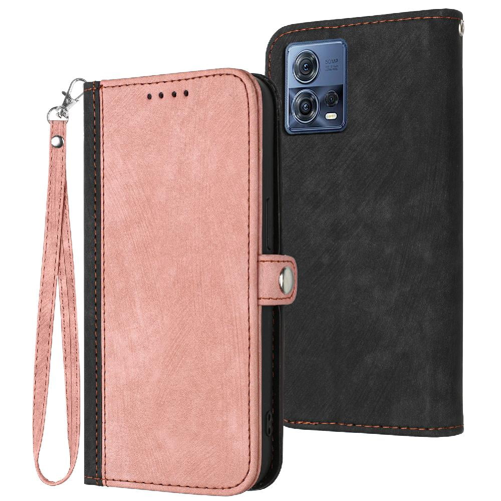 Case for Motorola Edge S30 Pro Phone Case Kickstand Protective Wallet Flip Folio Book PU Leather Magnetic Closure With Card Slot Stand
