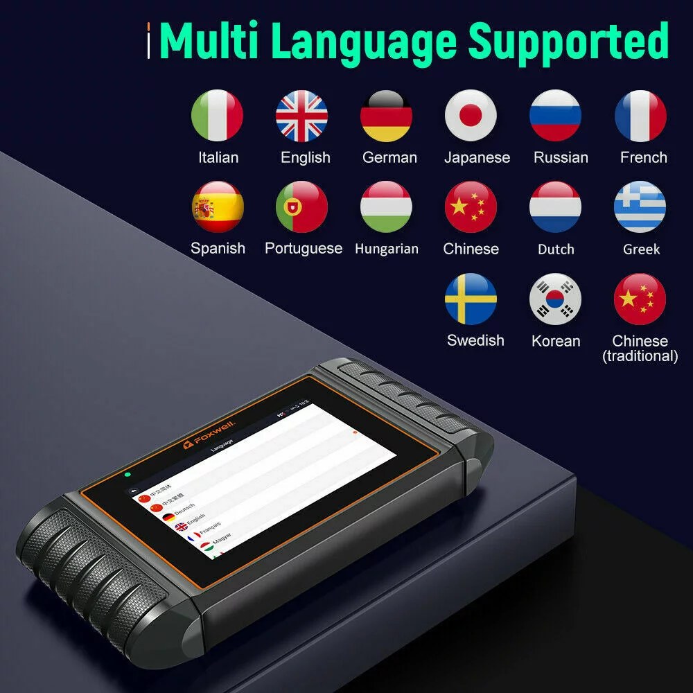 Foxwell NT706 OBD2 Scanner ABS SRS Engine Scan Tool Car Code Reader Automotive Diagnostic Tool